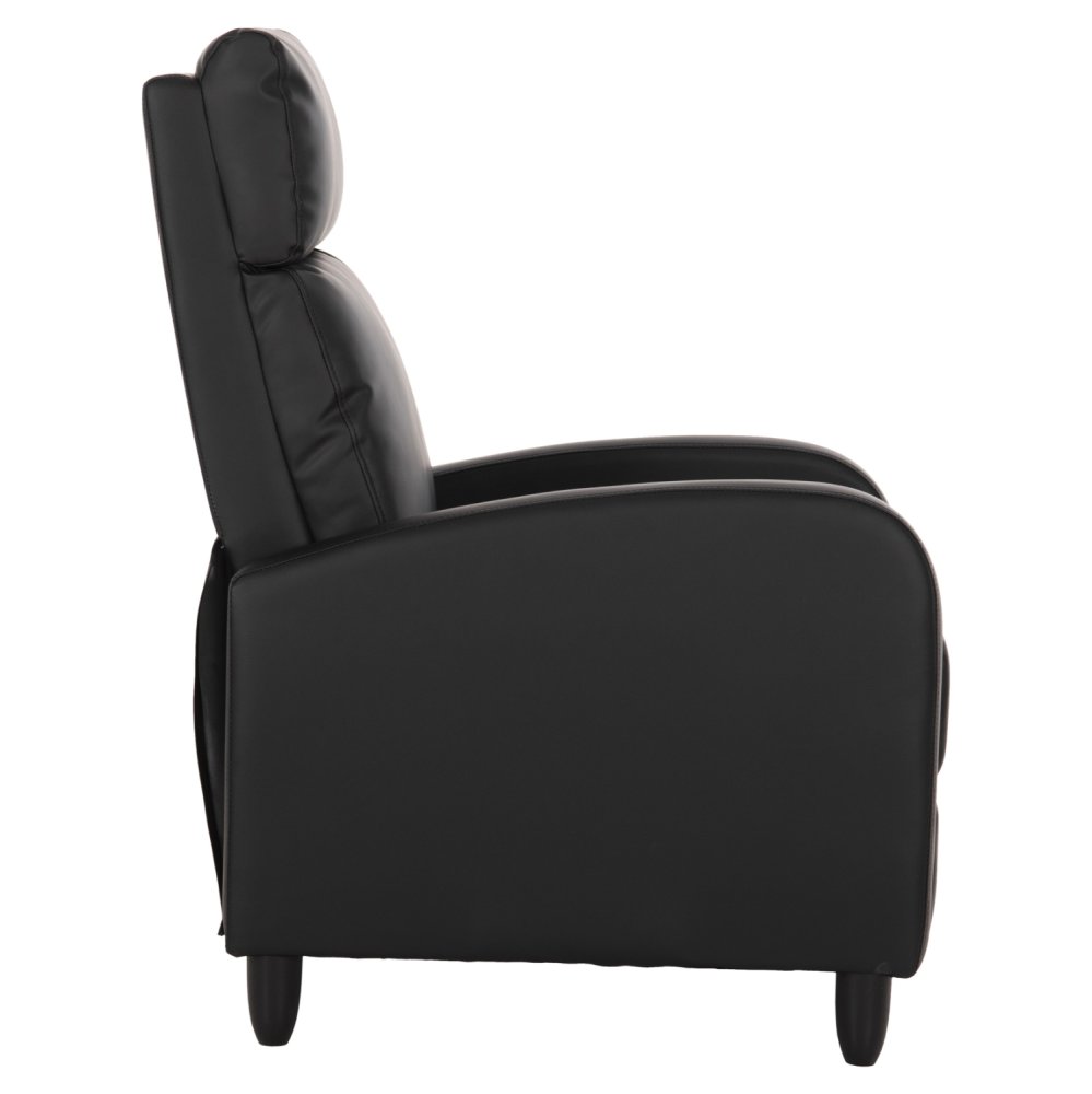 SESSEL RELAX PU IN SCHWARZ 67,5x90x104Hcm
