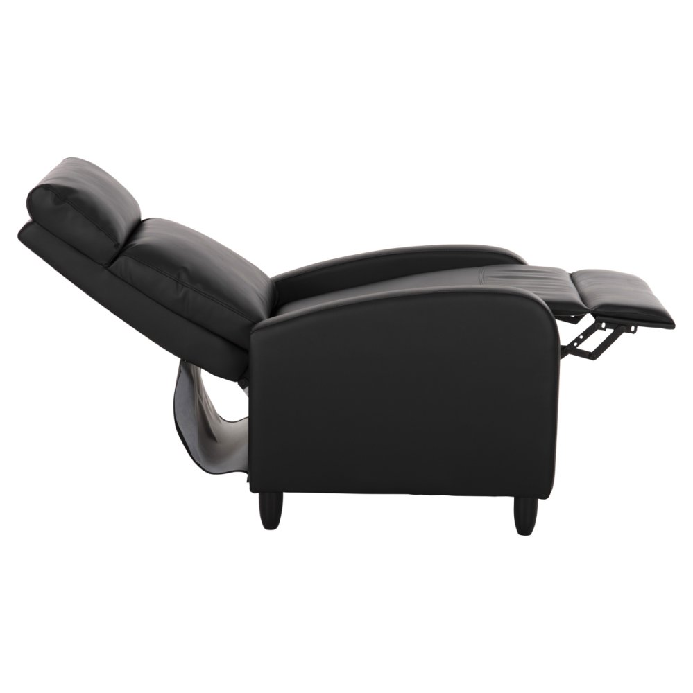 SESSEL RELAX PU IN SCHWARZ 67,5x90x104Hcm