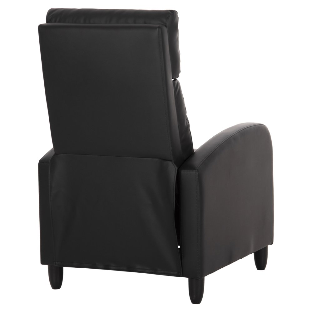 SESSEL RELAX PU IN SCHWARZ 67,5x90x104Hcm