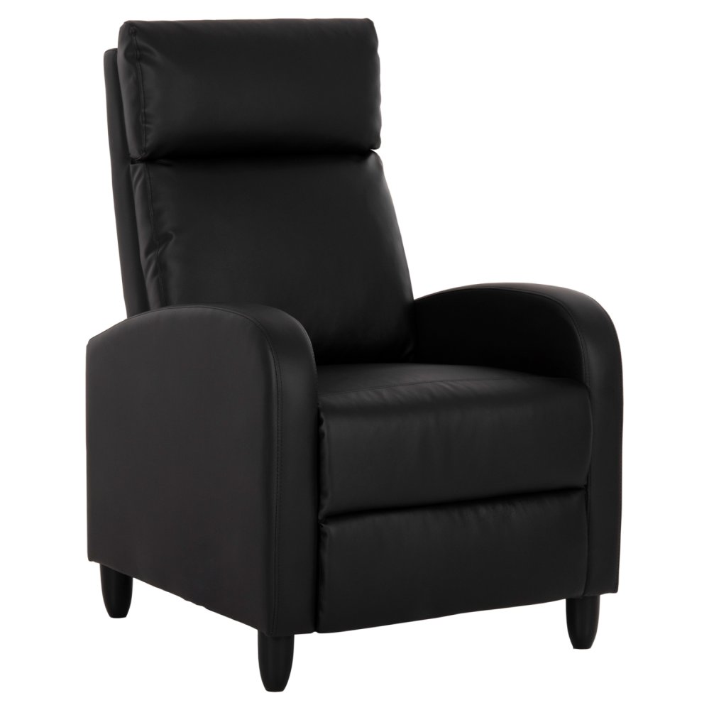 SESSEL RELAX PU IN SCHWARZ 67,5x90x104Hcm