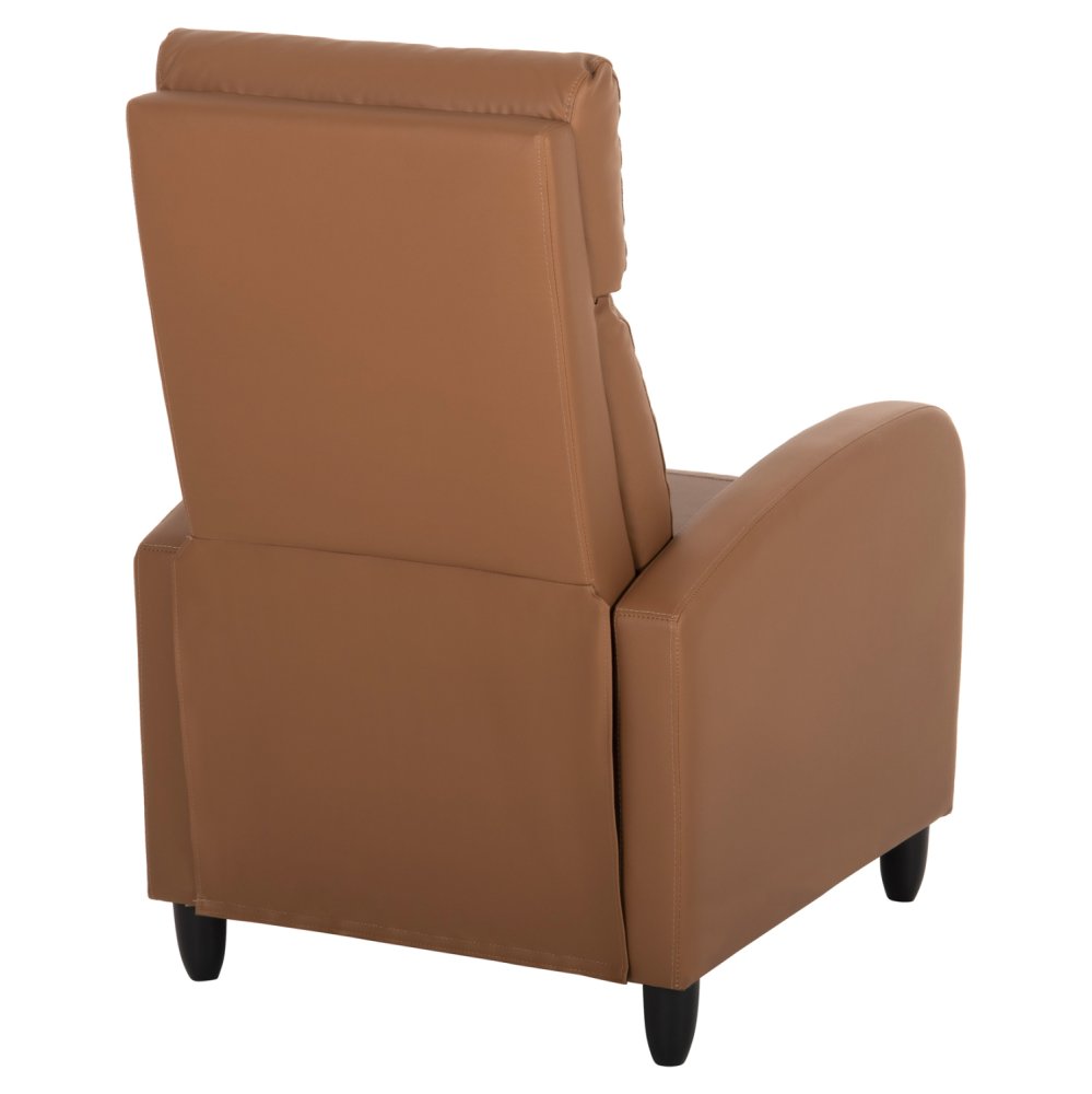 SESSEL RELAX PU IN BRAUN 67,5x90x104Hcm