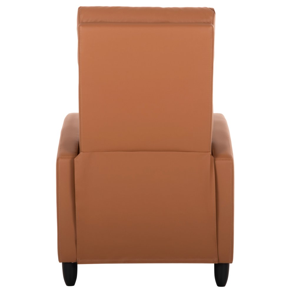 SESSEL RELAX PU IN BRAUN 67,5x90x104Hcm