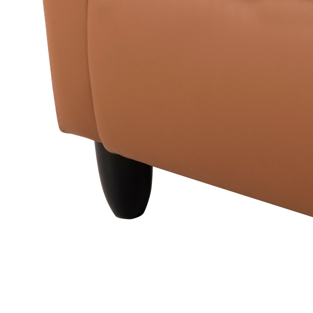 SESSEL RELAX PU IN BRAUN 67,5x90x104Hcm