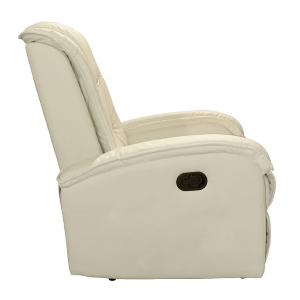 "Relax Me" sessel aus kunstleder mit massagefunktion in weiß