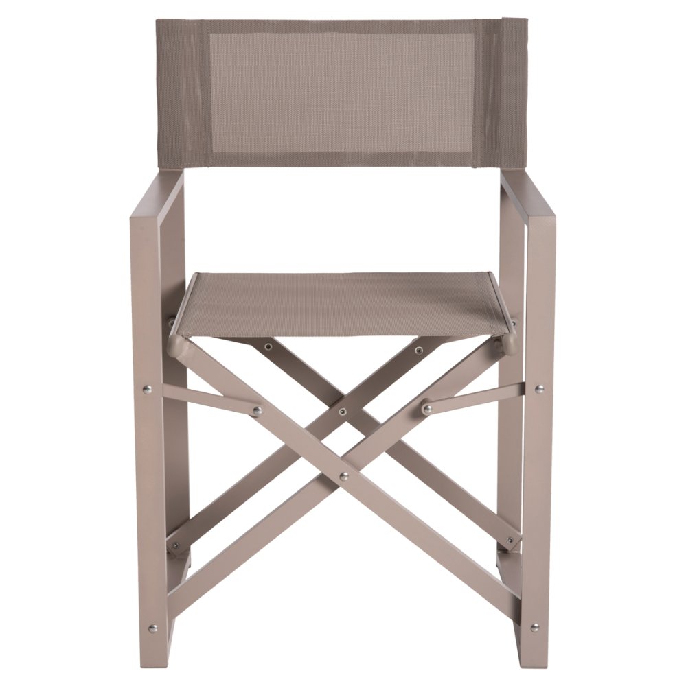 Sessel Direktor Aluminium in CHAMPAGNER