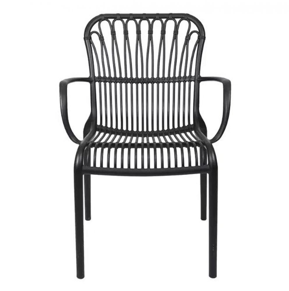 Sessel "Lola" aus Polypropylen in Schwarz