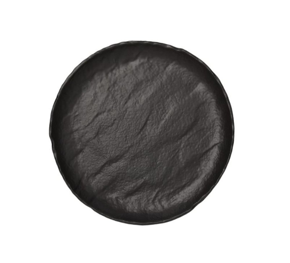 Flat plate Tognana Vulcania Black Ø25cm 6 set