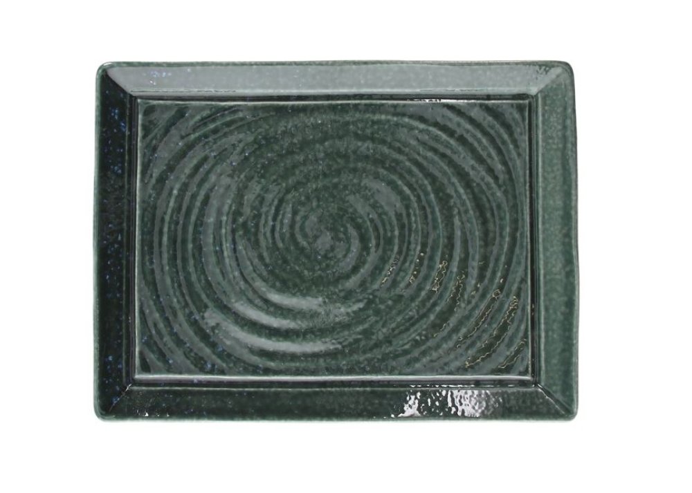 Flat plate Tognana Material Green Ø34x25xH 3 cm 6 set