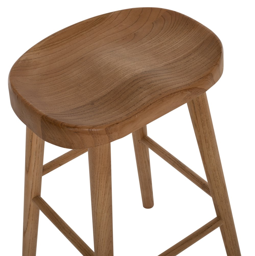 HOCKER AUS NATURHOLZ 40X37X65cm