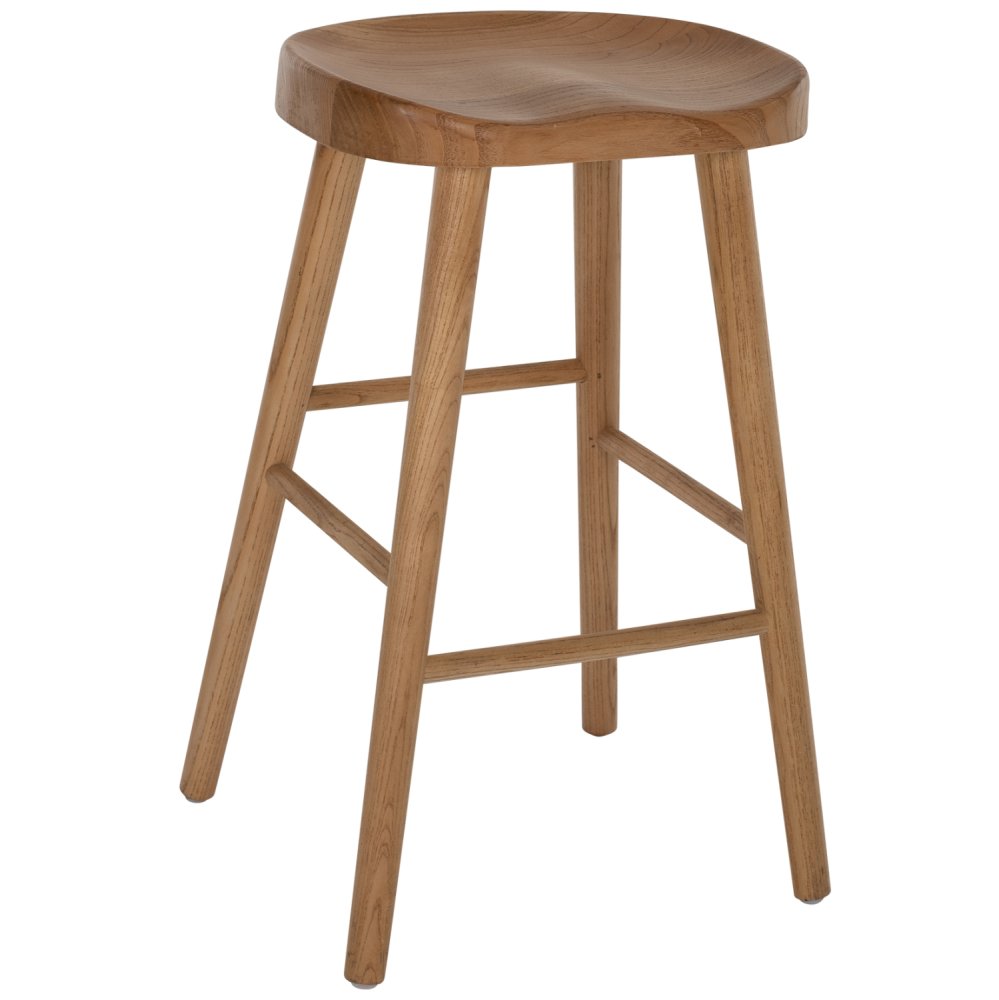 HOCKER AUS NATURHOLZ 40X37X65cm