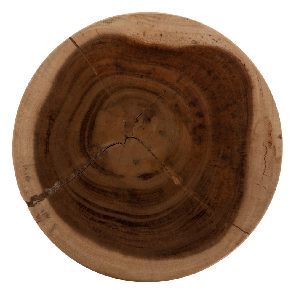 STOOL ONYX SOLID SUAR WOOD IN NATURAL COLOR-CLAW SHAPE Φ30Χ40Hcm