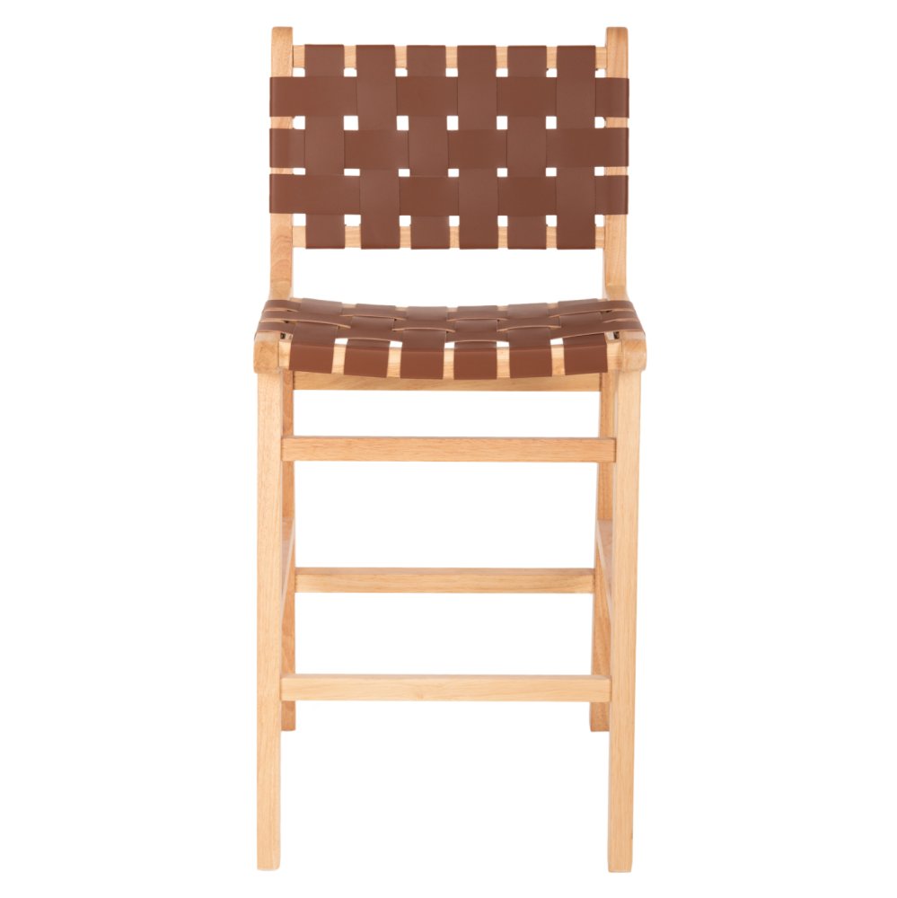 BARHOCKER FELIPE MITTELHÖHEM TOON HOLZ IN NATURFARBE-BRAUN PU 45x47x94cm