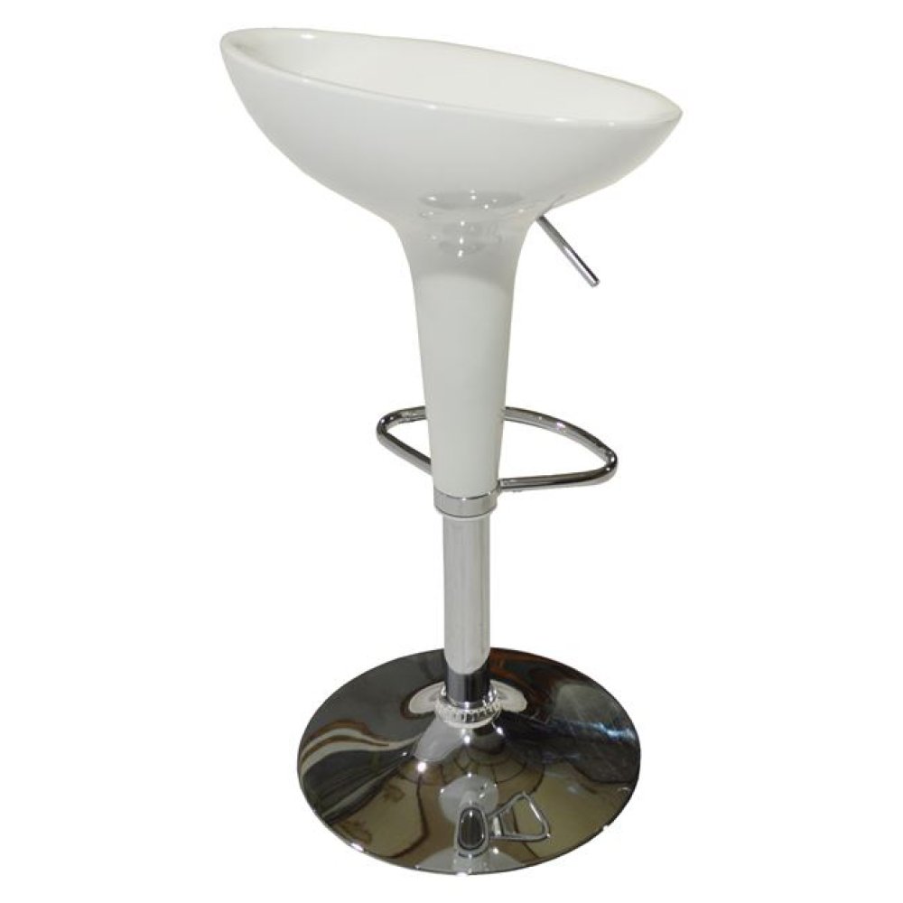 Barhocker Daisy mit edlem design in weiß