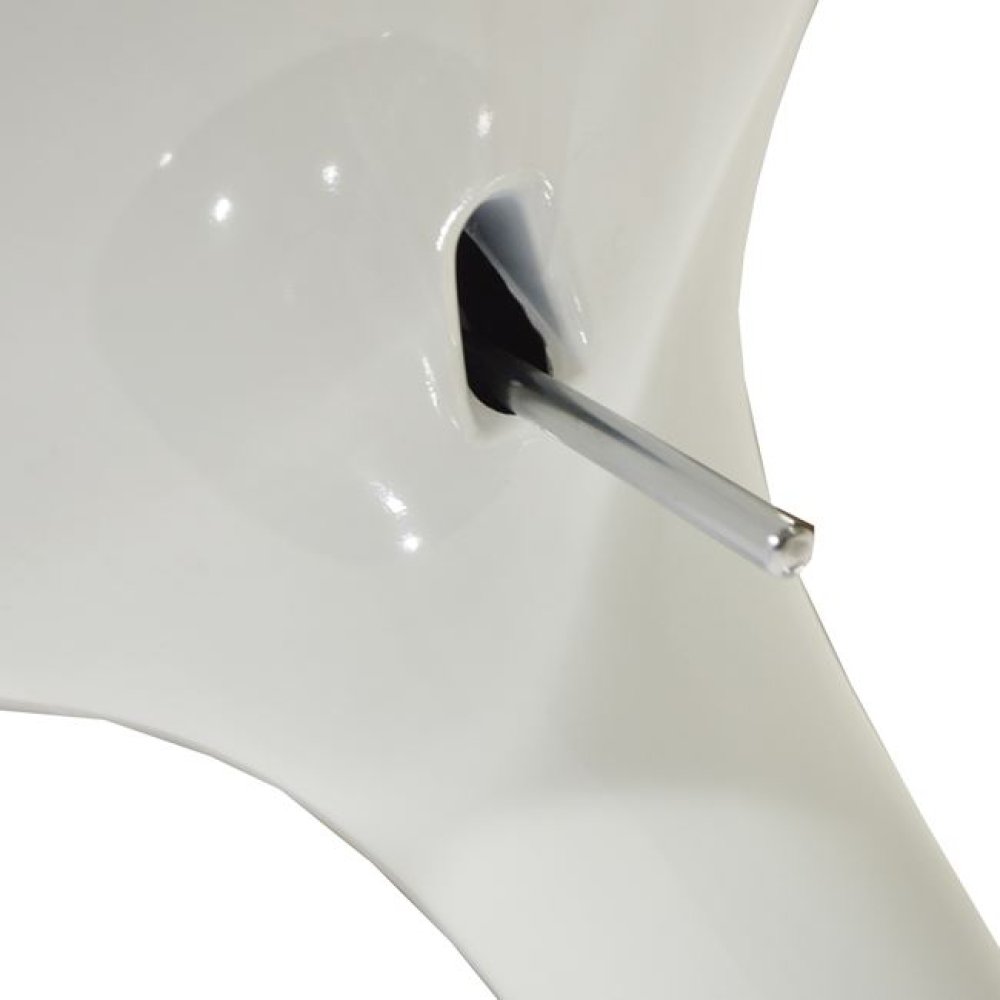 Barhocker Daisy mit edlem design in weiß