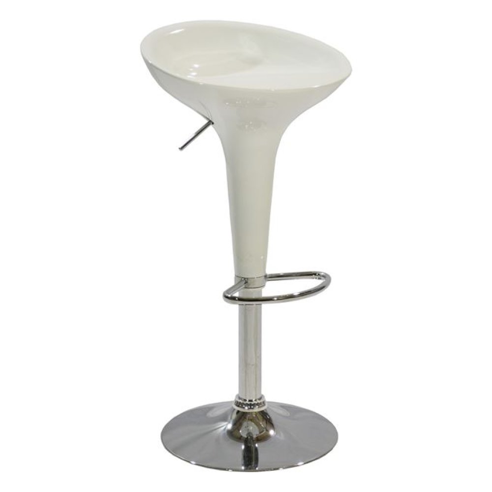 Barhocker Daisy mit edlem design in weiß