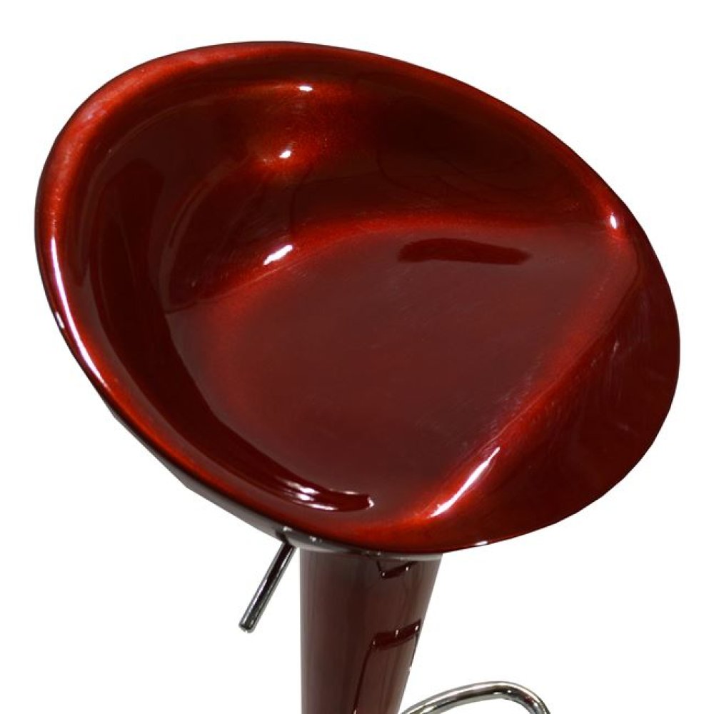 Barhocker Daisy mit edlem Design in rot
