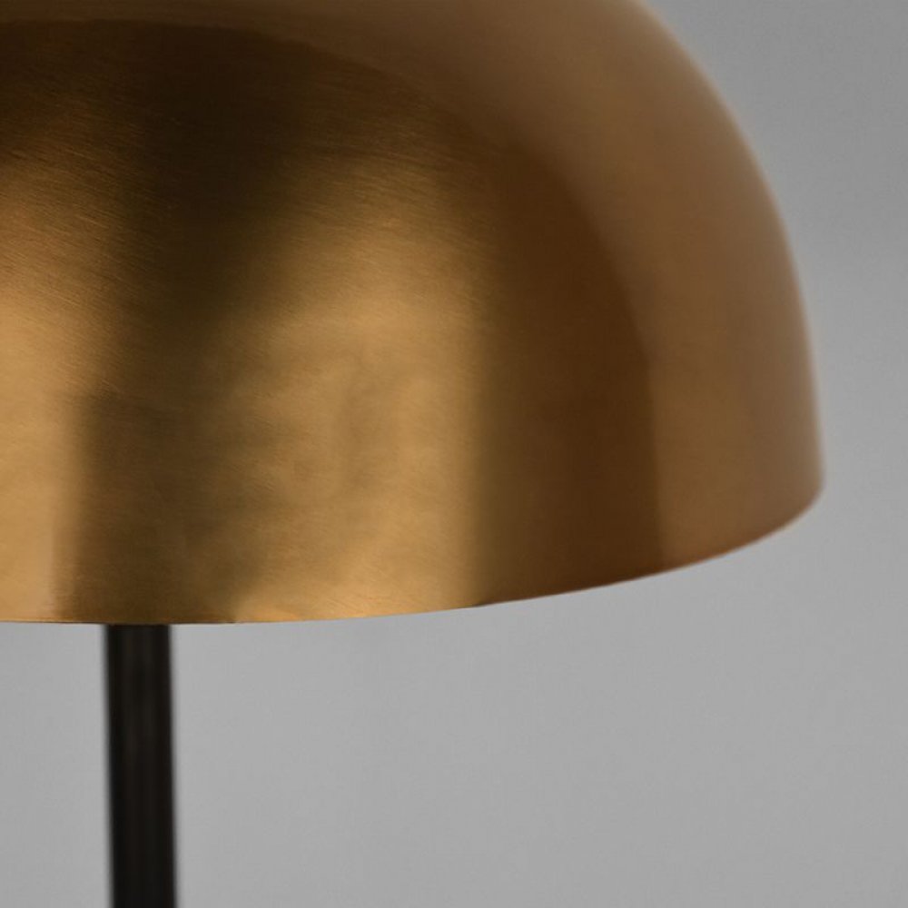 Table lamp Globe 31x31x53 cm Antique gold metal l Black metal