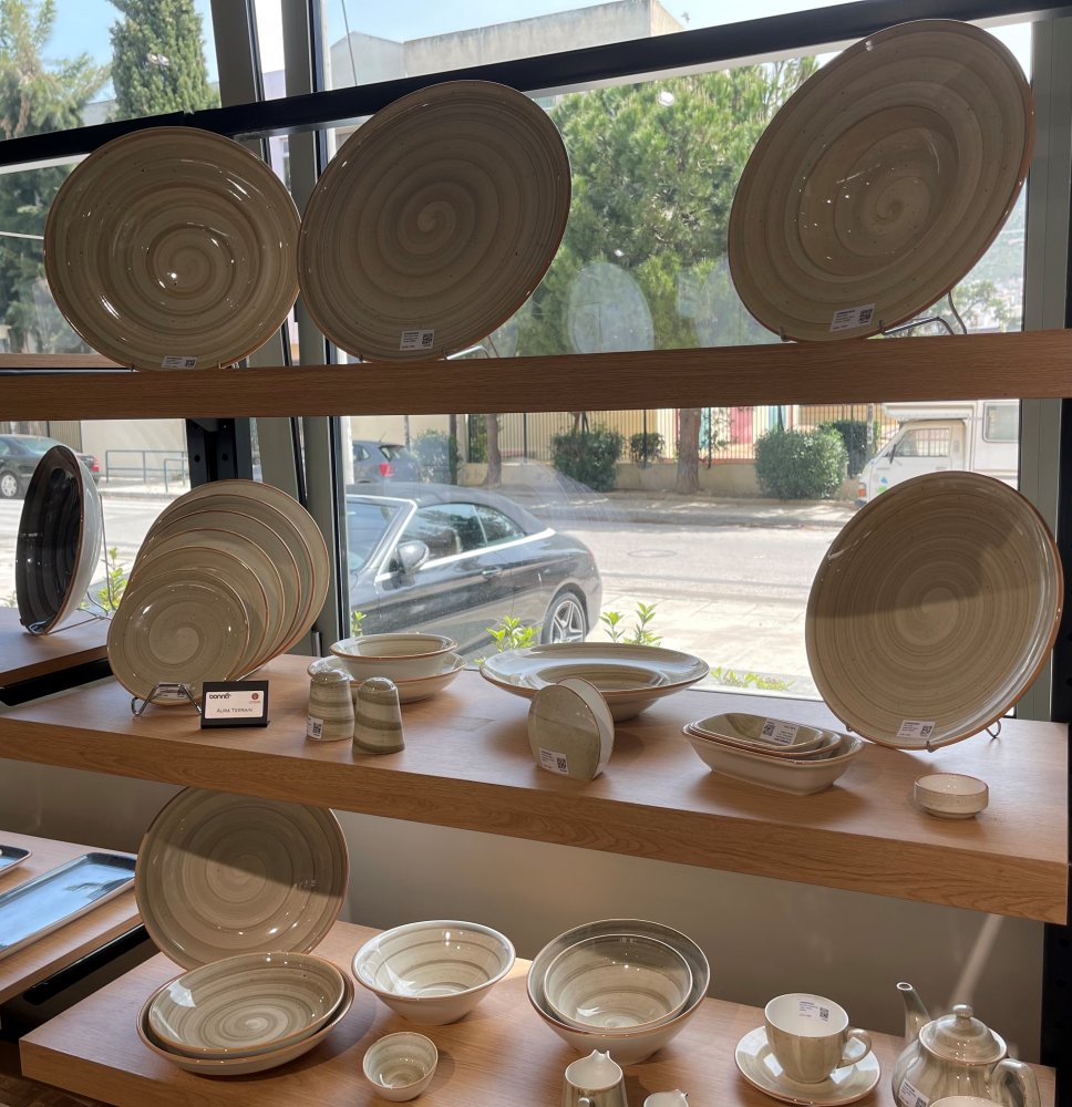 Milchkrug aus Porzellan "Bonna Aura Terrain" 80cc 24 set