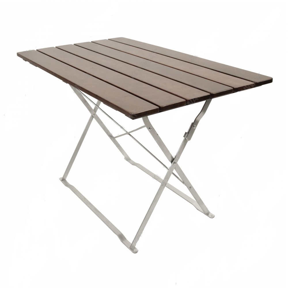 Hochwertiger klappbarer Biergarten Tisch aus Hartholz Robinie 160x80cm