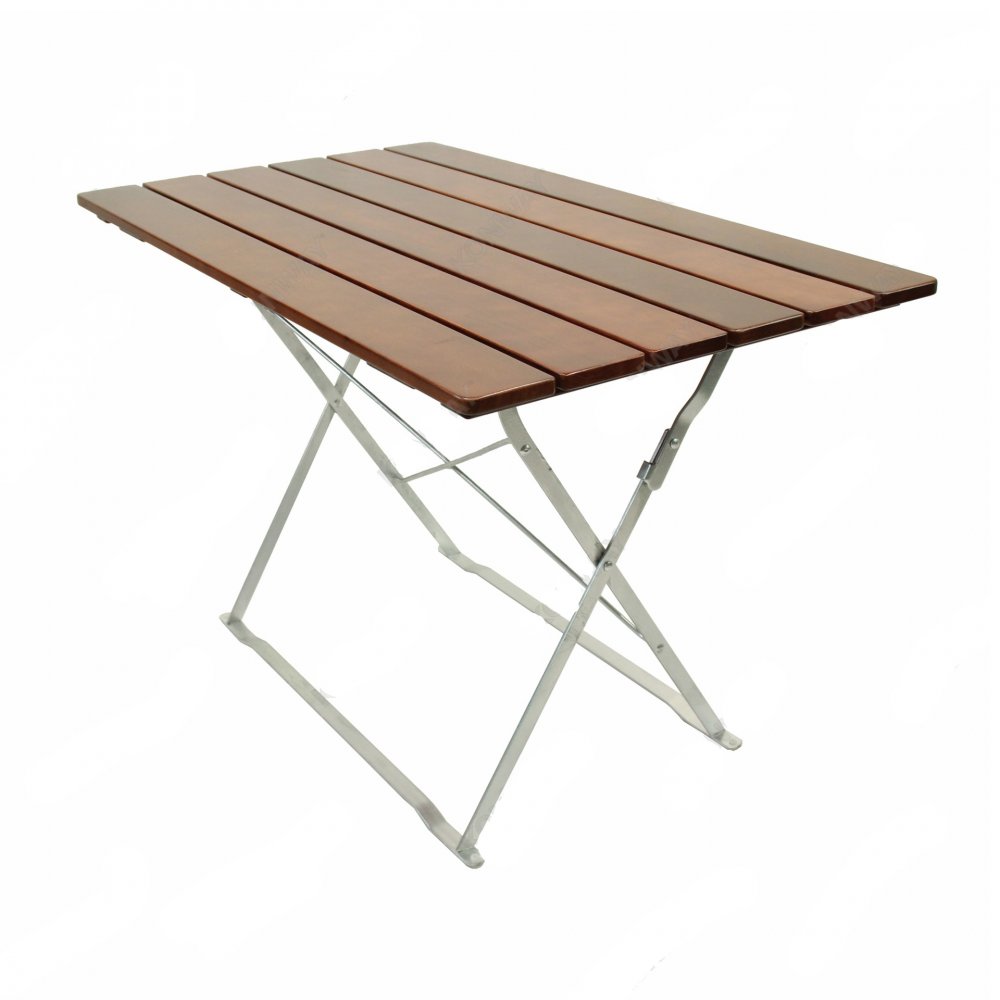 Hochwertiger klappbarer Biergarten Tisch aus Hartholz Robinie 160x80cm