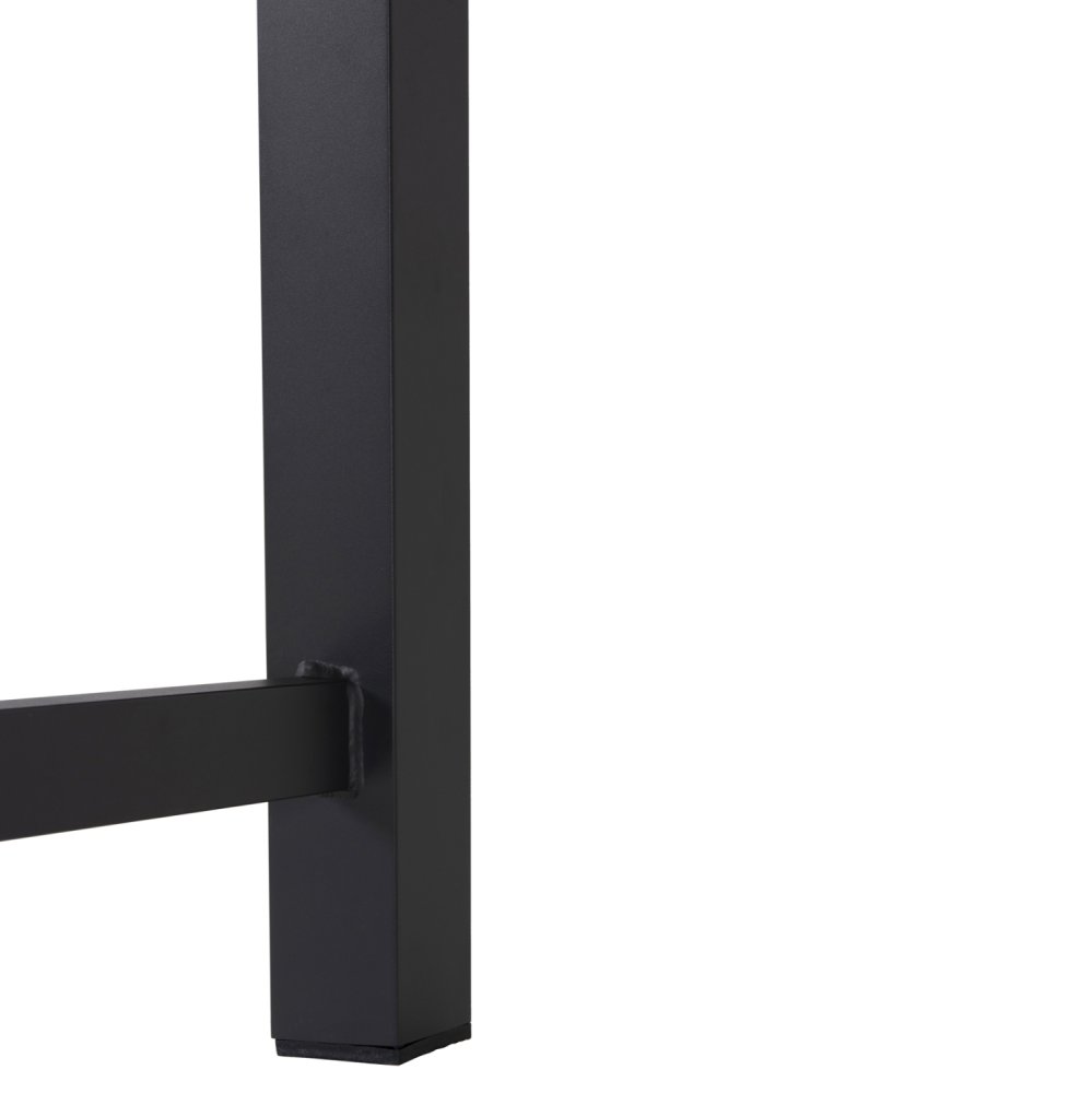 OUTDOOR-ALUMINIUMTISCH GOBAR ANTHRAZIT MIT HOLZÄHNLICHER TISCHPLATTE 240Χ105Χ75Hcm