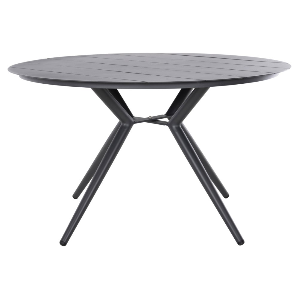 Runder Gartentisch, höher, ANTHRAZIT, ALUMINIUM, Φ126Χ73Hcm