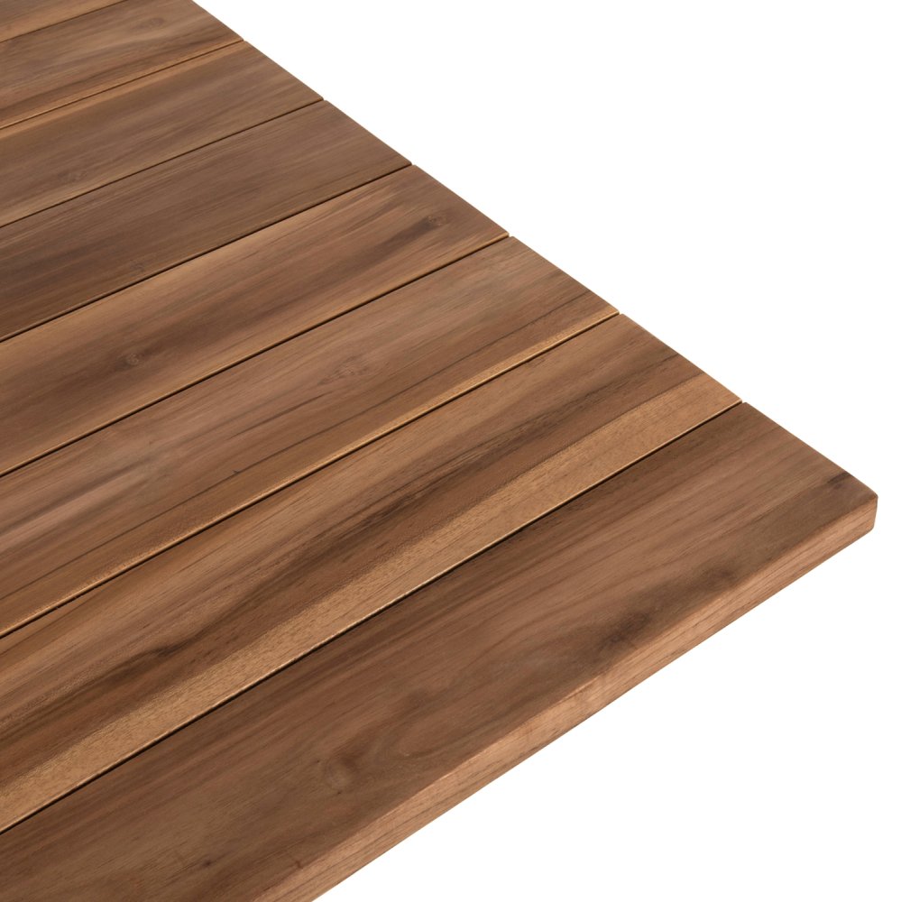 OUTDOOR-ESSTISCH LEO QUADRATISCHES TEAKHOLZ 80x80x75 cm