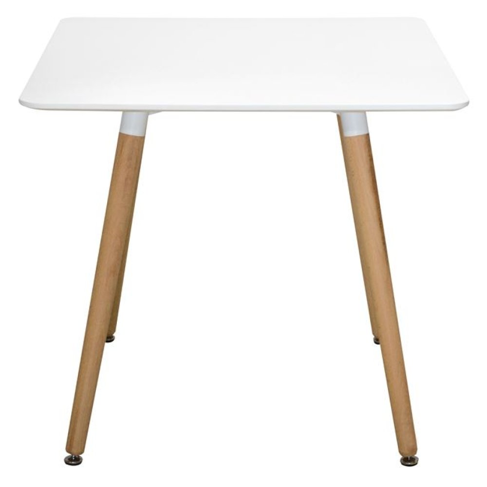 Kleiner Esstisch mit modernem Design in weiß