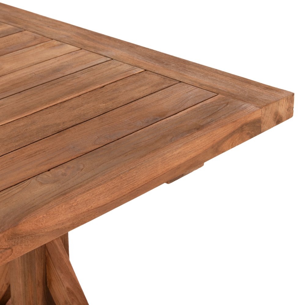 ESSTISCH KRONOS RECYCELTES TEAKHOLZ IN NATURAL 240x100x75 cm