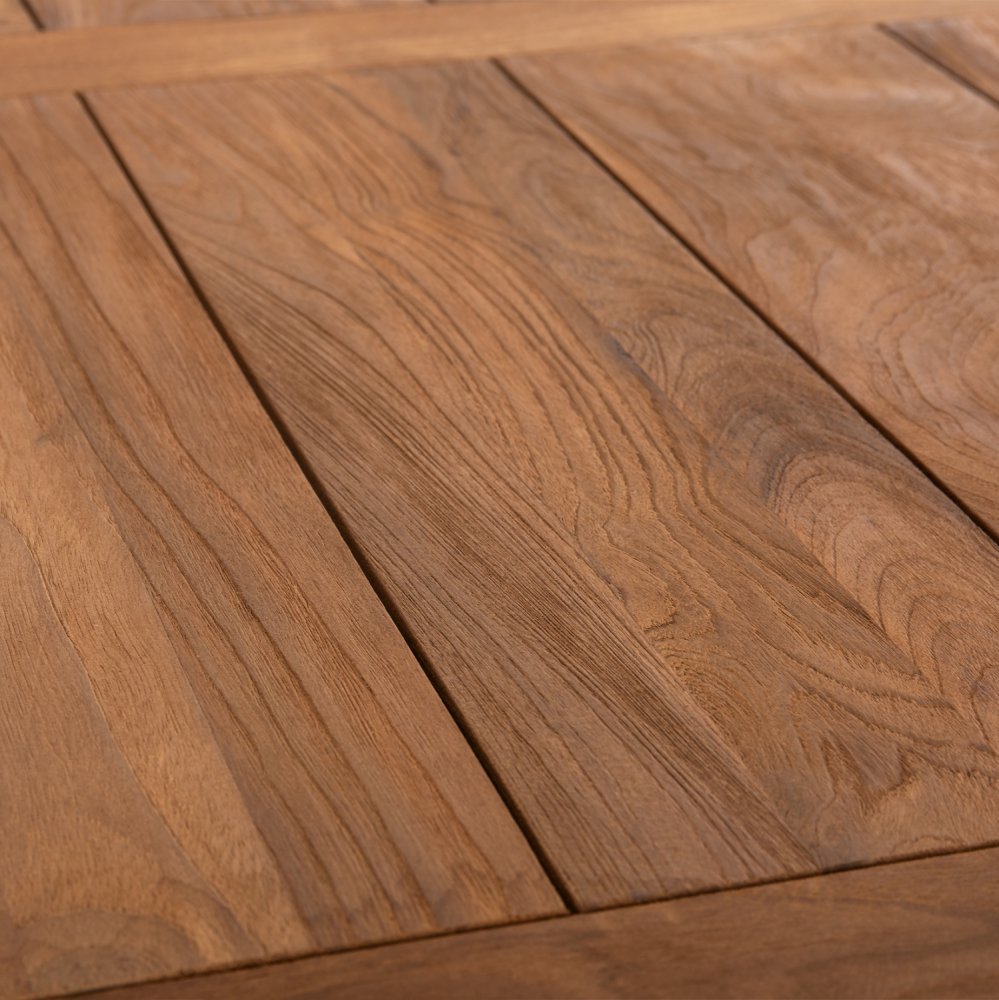 ESSTISCH KRONOS RECYCELTES TEAKHOLZ IN NATURAL 240x100x75 cm