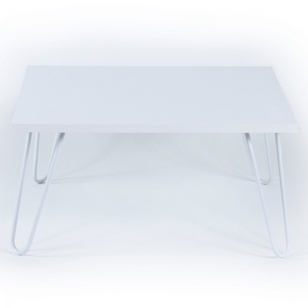 WOHNZIMMERTISCH SILLIA WEISS 60x60x29 cm.