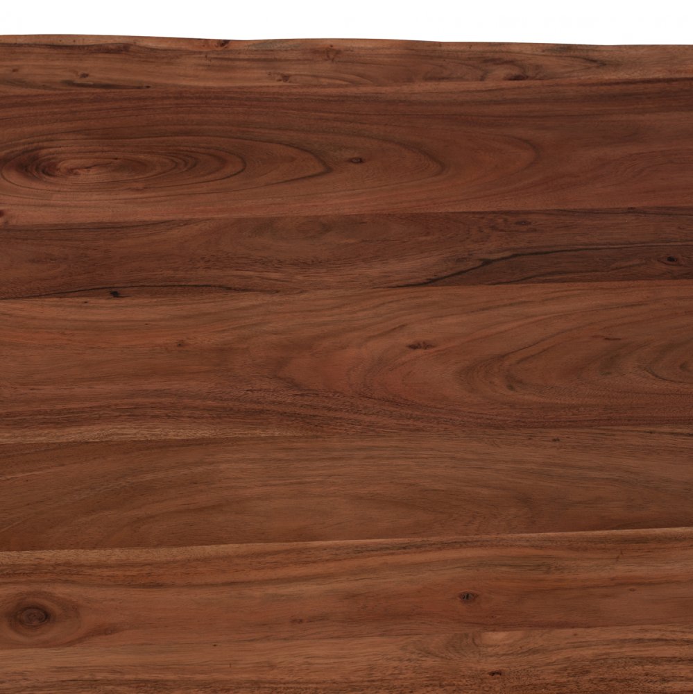 Tisch Montana  aus massivem Akazienholz 160x90x78Y cm | Baumstamm Möbel