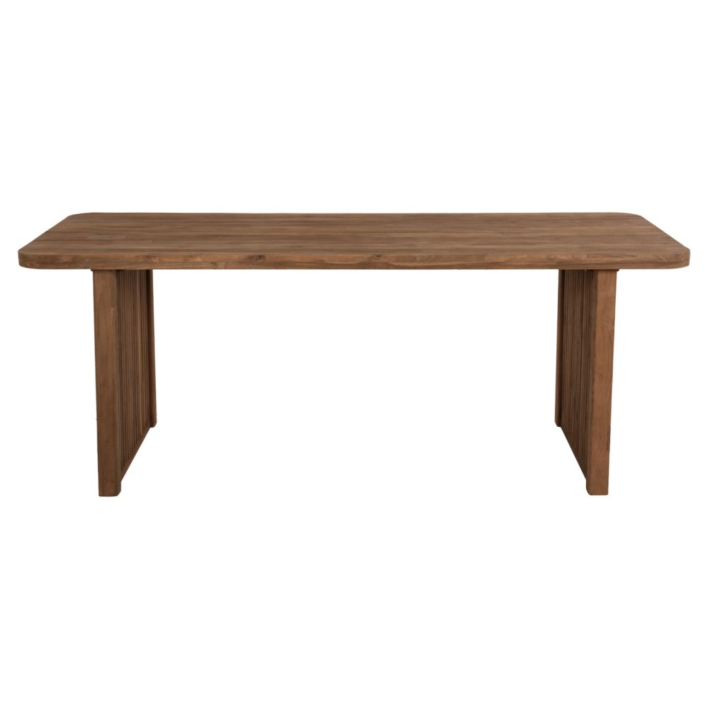 ESSTISCH BONTANG RECYCELTES TEAK IN NATÜRLICHER RUSTIKALFARBE 200x90x76Hcm