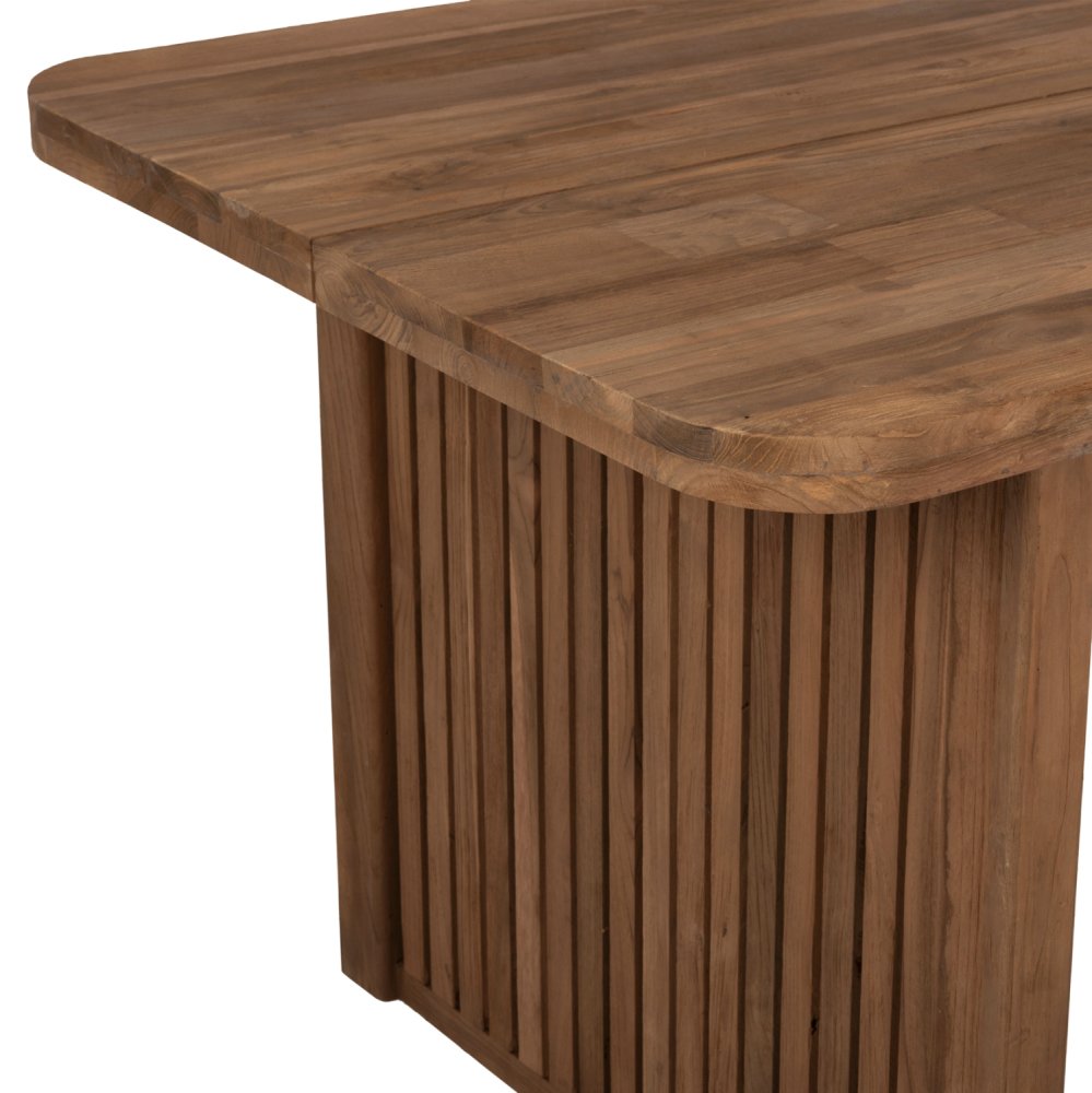 ESSTISCH BONTANG RECYCELTES TEAK IN NATÜRLICHER RUSTIKALFARBE 200x90x76Hcm