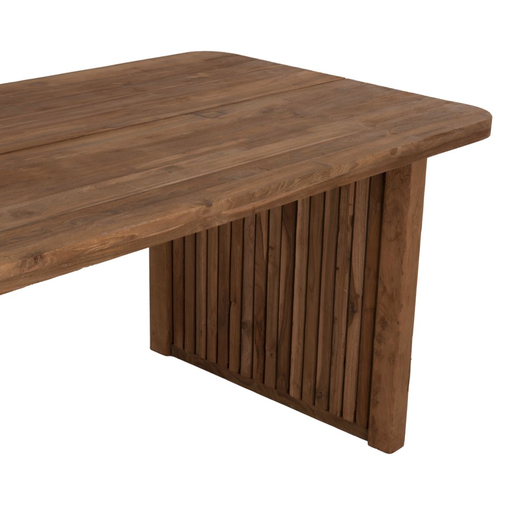 ESSTISCH BONTANG RECYCELTES TEAK IN NATÜRLICHER RUSTIKALFARBE 200x90x76Hcm