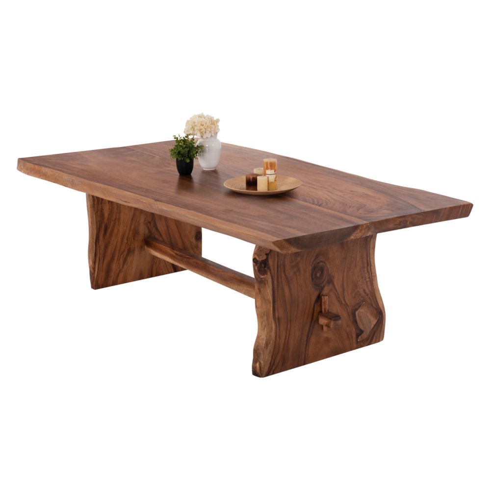 ULYSES ESSTISCH MASSIVES SUARHOLZ IN NATÜRLICHER DICKE 9 cm 300 x 100 x 78 cm