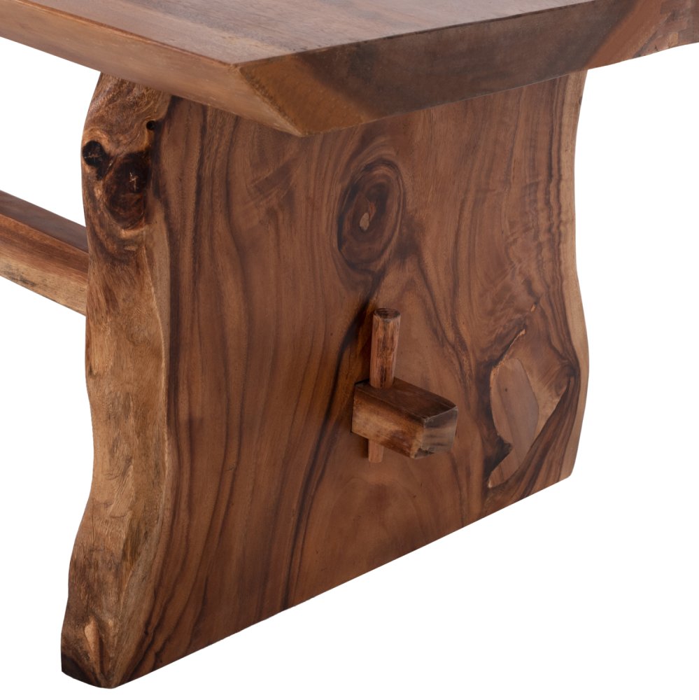 ULYSES ESSTISCH MASSIVES SUARHOLZ IN NATÜRLICHER DICKE 9 cm 300 x 100 x 78 cm