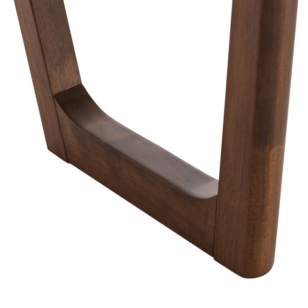 DINING TABLE RECTANGULAR MDF WITH WALNUT SUNBURST VENEER 180x90x76Hcm