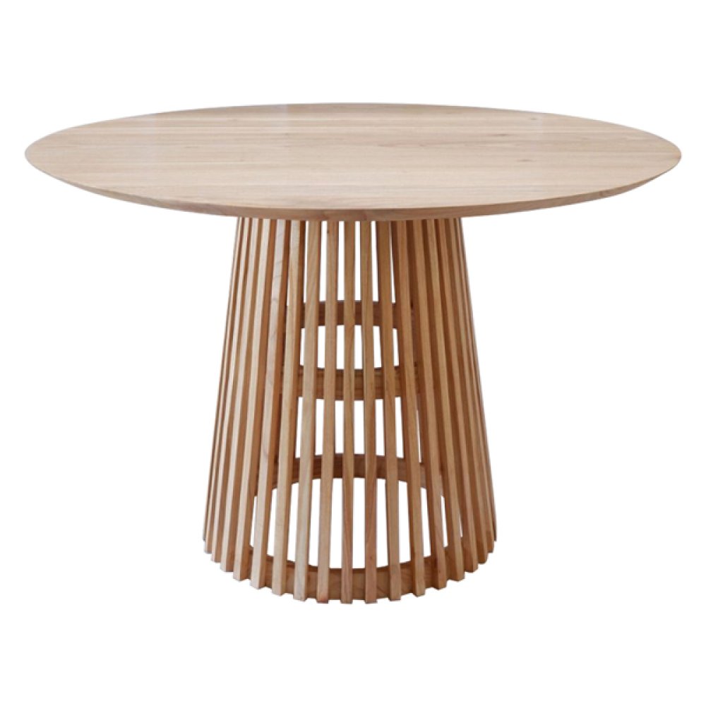 RUNDER TISCH MINDIHOLZ NATURFARBE Φ150x78Hcm