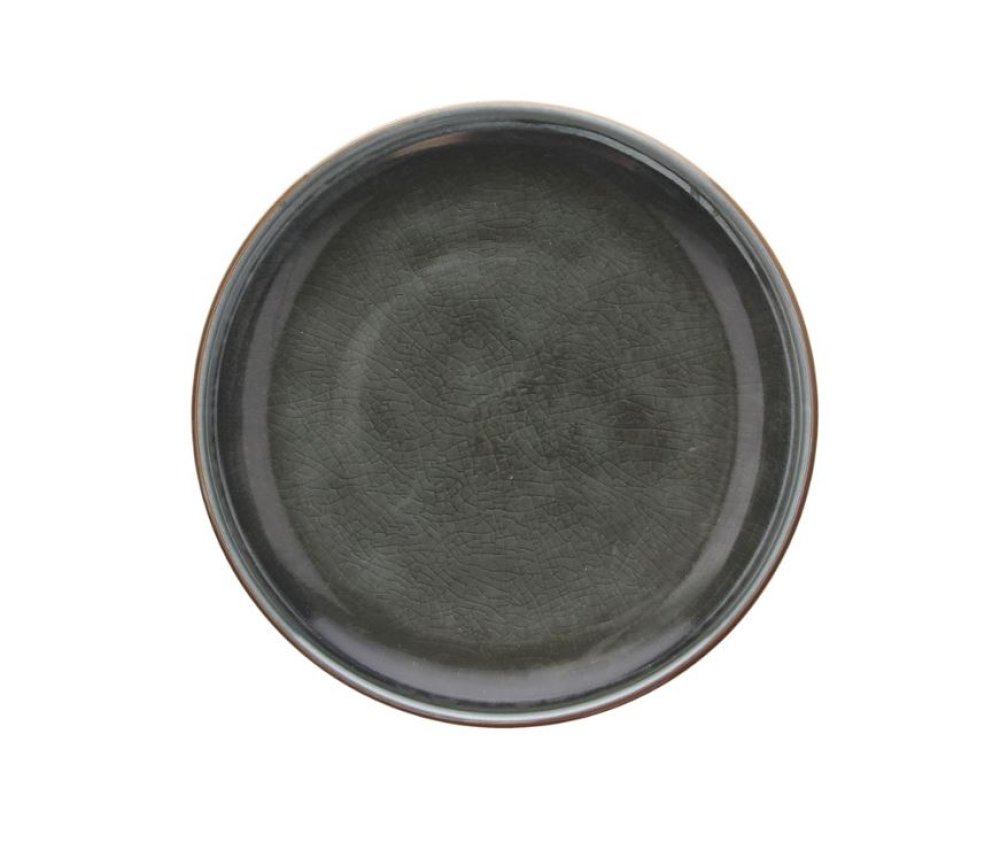 Flacher Teller Tognana Terra in Grau Ø28 cm 6 Set