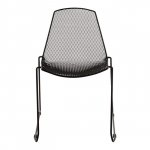 STUHL METALLIC SCHWARZ URANIA