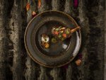 Flacher Teller "Bonna Ore Tierra" 17 cm 12 set