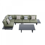 "SOPHIA 2.0" LOUNGESET 4-TEILIG AUS ALUMINIUM