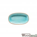 Oval Teller "Bonna Aura Aqua" 24 cm 12 set