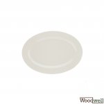 Teller Oval "Bonna Banquet" 6 Set weiß 30x21cm