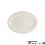 Oval Servierteller "Bonna Blanc" 32 cm 6 set