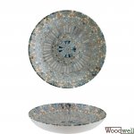 Salat Schale "Bonna Luca Mosaic" 25cm-1300cc 6 Set blau/beige