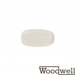 Oval Teller "Bonna Blanc" 24 cm 12 set