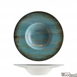 Pastateller "Bonna Madera" 28cm-400cc 6 Set grün/blau