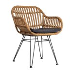 "Malibu" Sessel aus Wicker natürlich